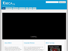 Tablet Screenshot of beca.org